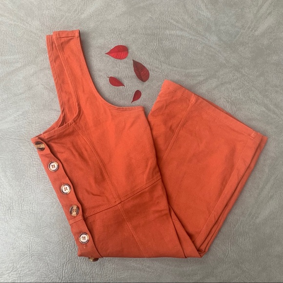 Rust Colored Bodycon Sleeveless Mini-Dress - Picture 1 of 3